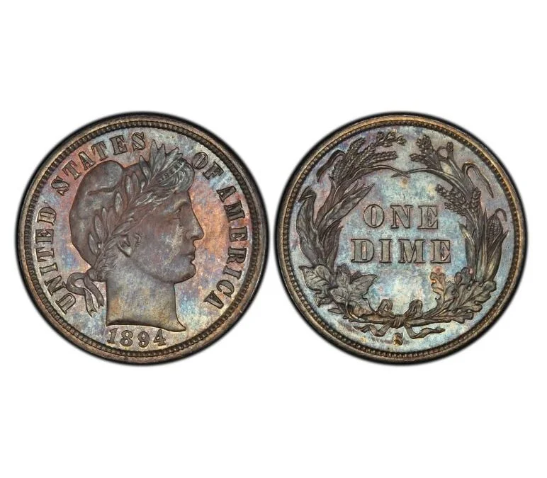  1894 S Barber Dime