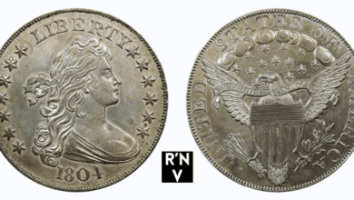 the 1804 Draped Bust Dollar