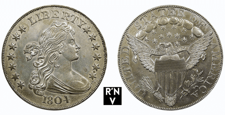 the 1804 Draped Bust Dollar