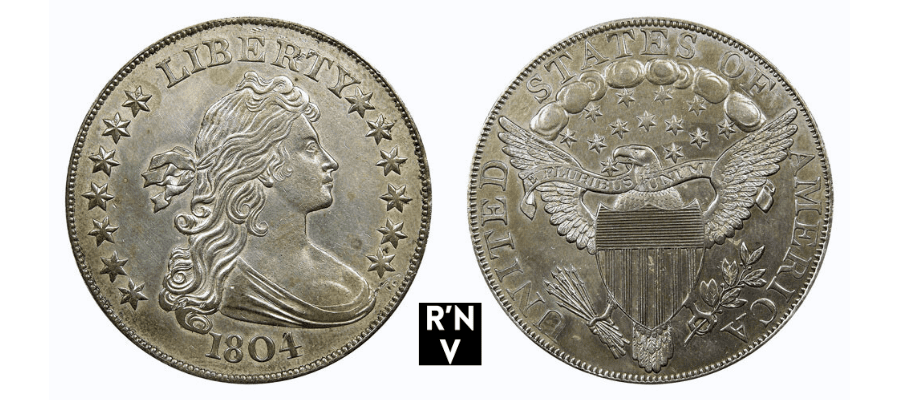 the 1804 Draped Bust Dollar