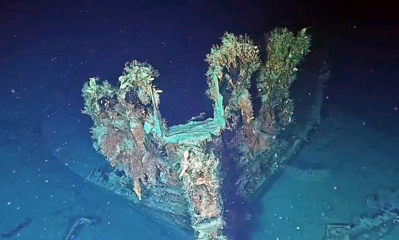 PHOTO: Screenshot of a video released by the Colombian Presidency on June 6, 2022, showing images of the wrecked Spanish galleon San Jose off the coast of Cartagena in the Caribbean Sea in Colombia.
