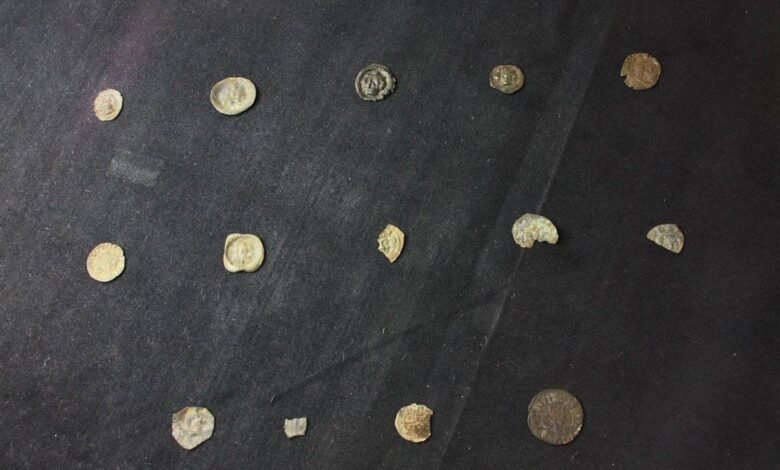 The rare 600-year-old silver coins found beneath a church in Edøya.