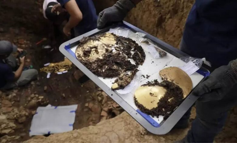 A 1,200-year-old tomb full of gold treasure and human remains found in Panama