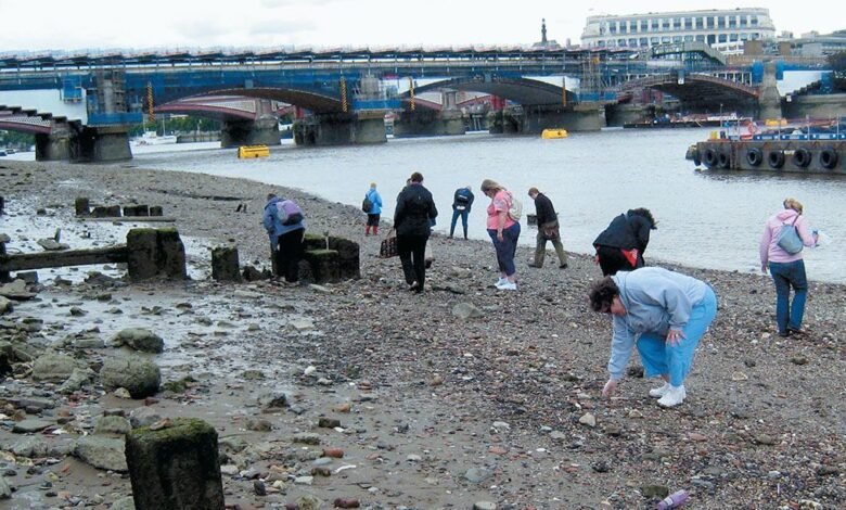 Mudlarking on the Thames – treasure hunting in London