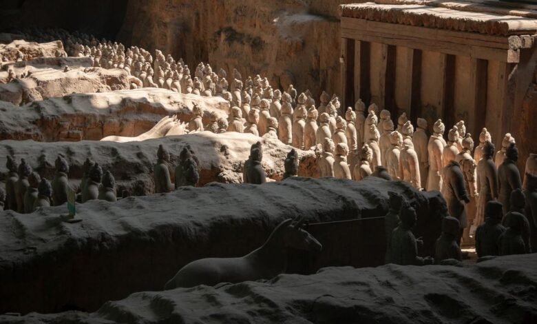 Terracotta Army in Xi'an, Shaanxi Province, China