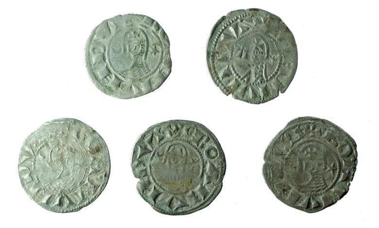 The crime committed by finding Templar crusader coins in a field